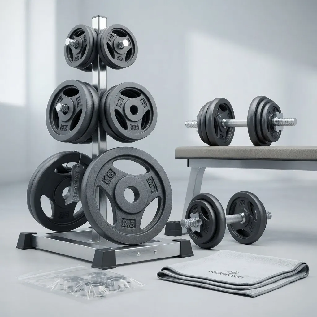 Black Dumbbell Plate (1.25kg – 20kg)