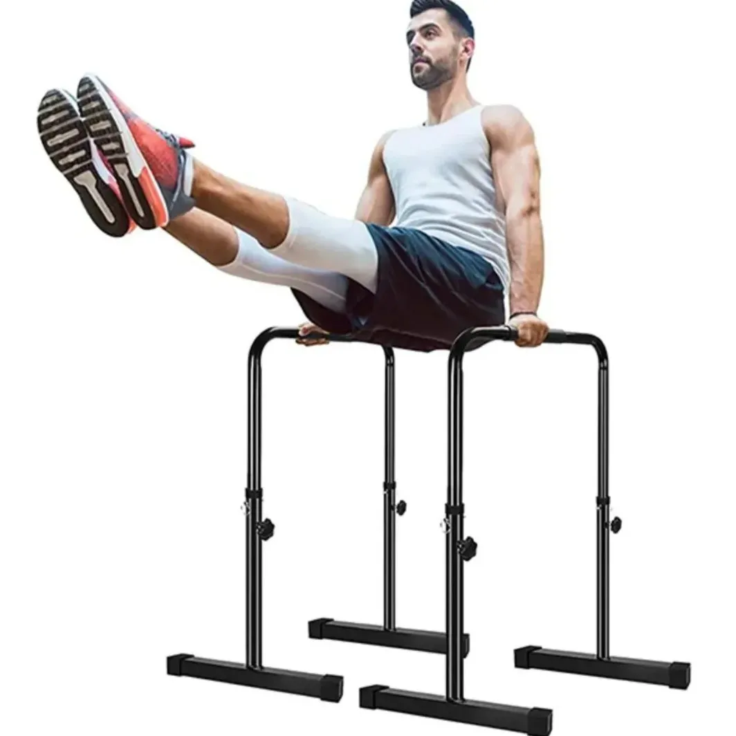 Adjustable High Push Ups Stand & Dips Station 38 inch