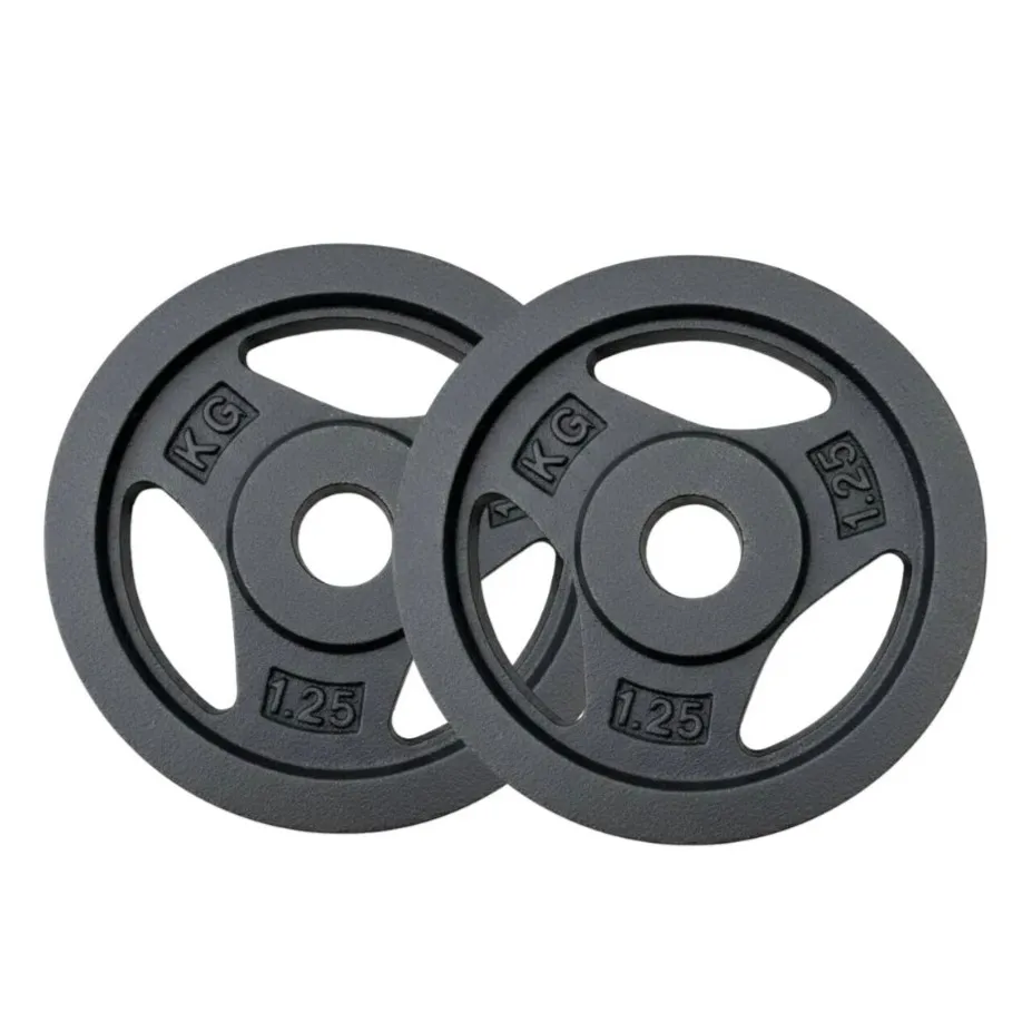 Black Dumbbell Plate (1.25kg – 20kg) view 2